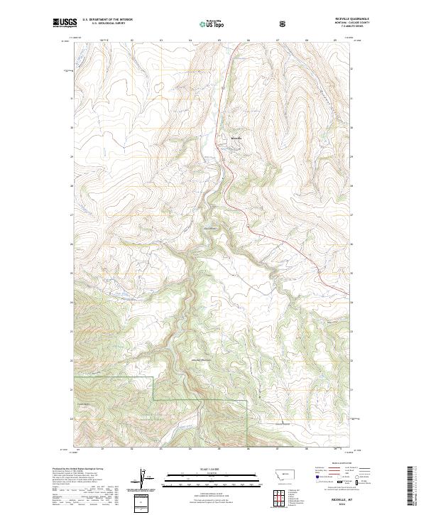 Riceville topographic map thumbnail