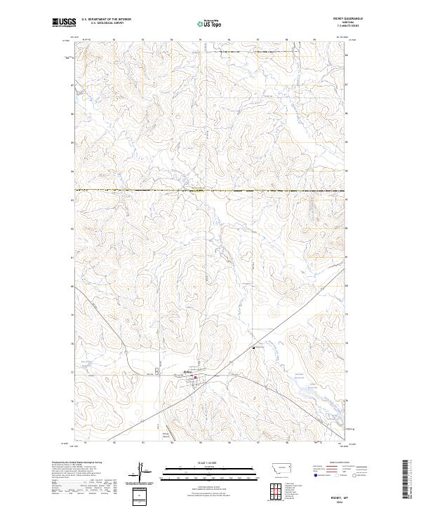 Richey topographic map thumbnail