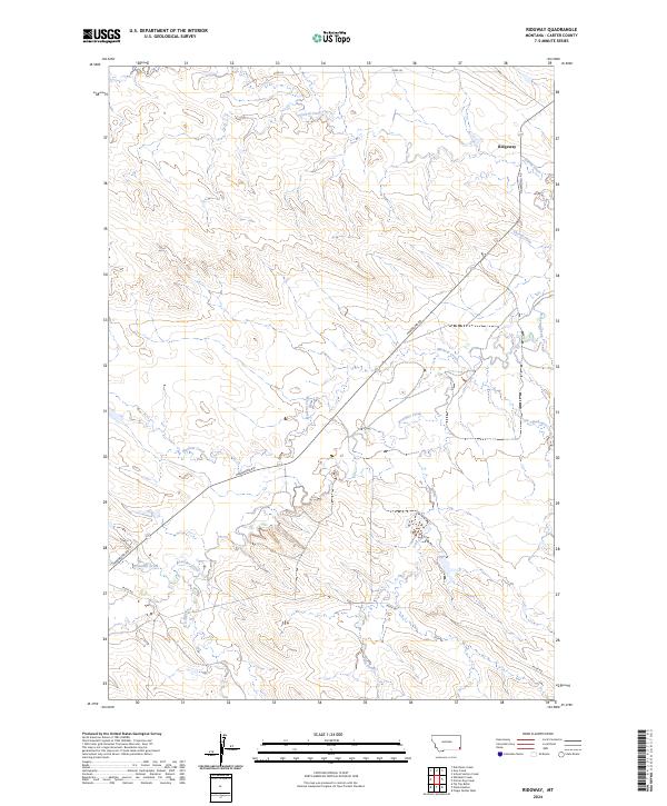 Ridgway 2024 topographic map thumbnail