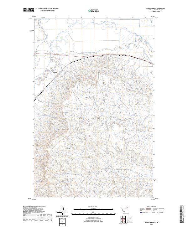 Robinson Ranch 2024 topographic map thumbnail