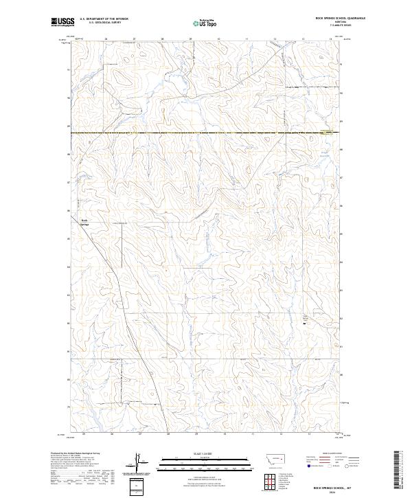 Rock Springs School topographic map thumbnail