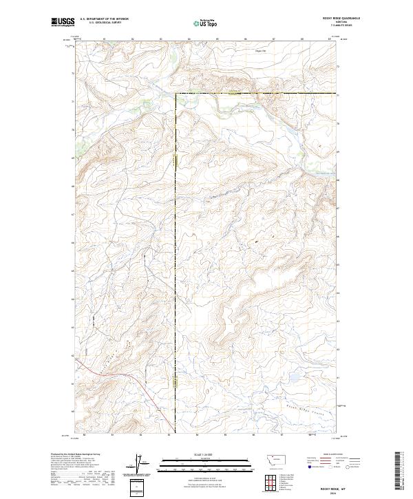 Rocky Ridge topographic map thumbnail