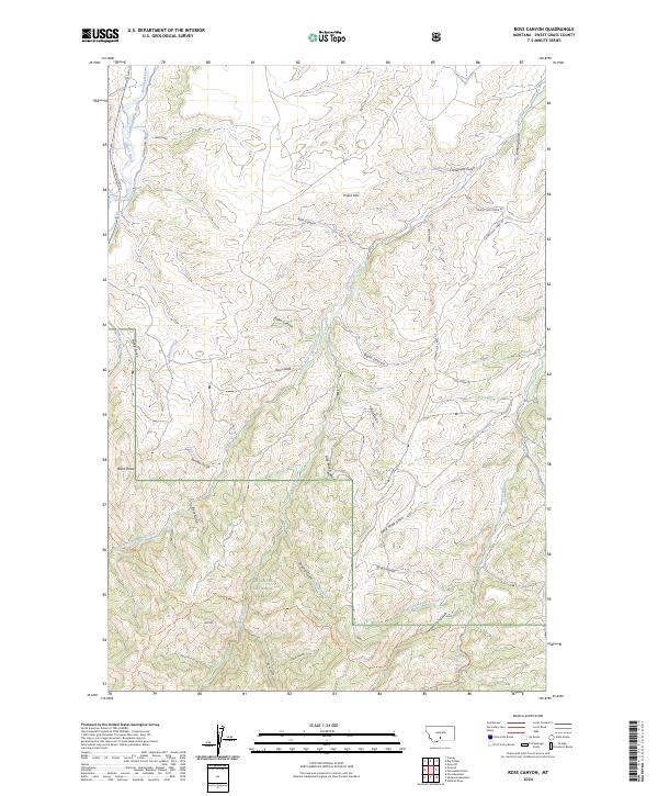 Ross Canyon 2024 topographic map thumbnail