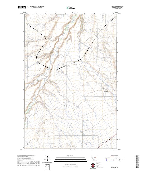 Ross Fork 2024 topographic map thumbnail