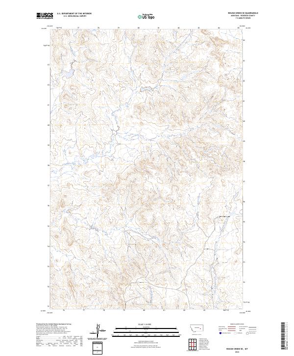 Rough Creek SE topographic map thumbnail