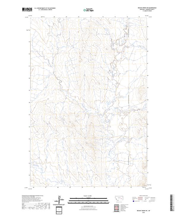 Rough Creek SW topographic map thumbnail