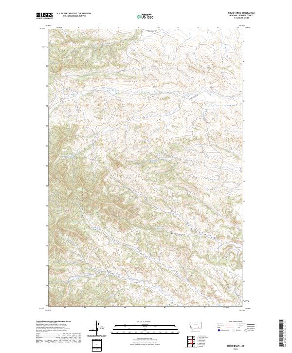 Rough Draw topographic map thumbnail