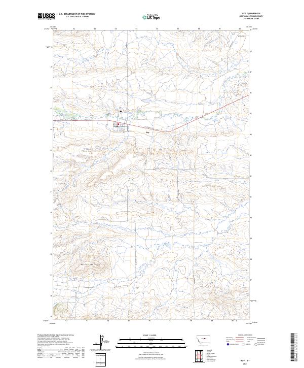Roy topographic map thumbnail