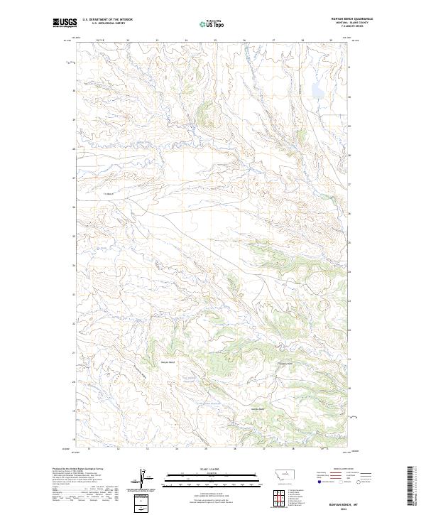 Runyan Bench topographic map thumbnail
