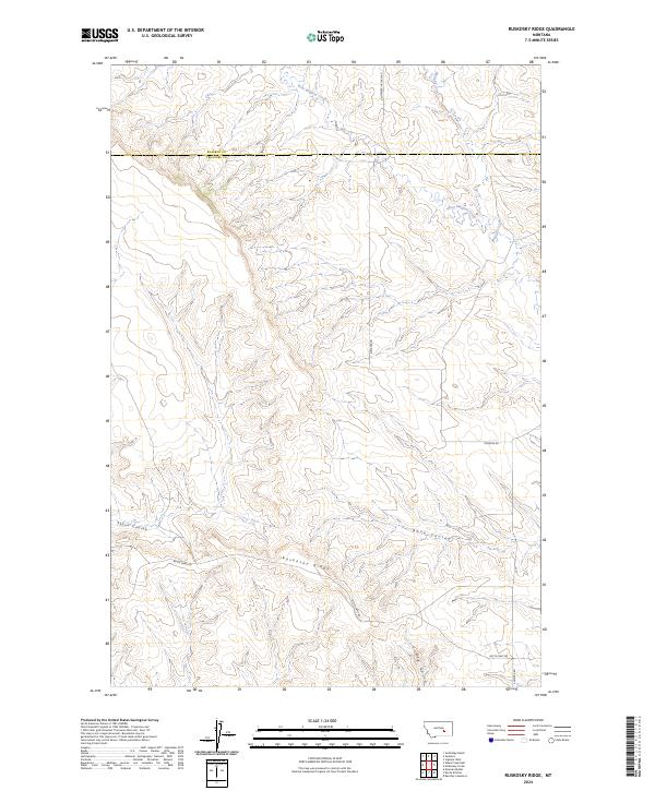 Ruskosky Ridge topographic map thumbnail