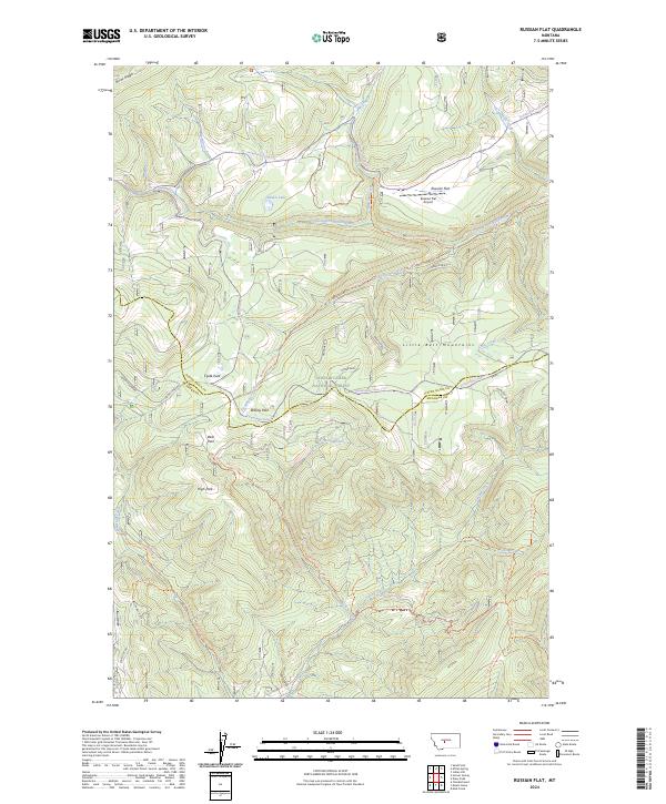 Russian Flat 2024 topographic map thumbnail