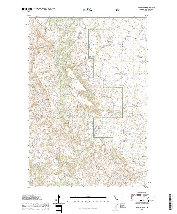 Rustler Divide 2024 topographic map thumbnail