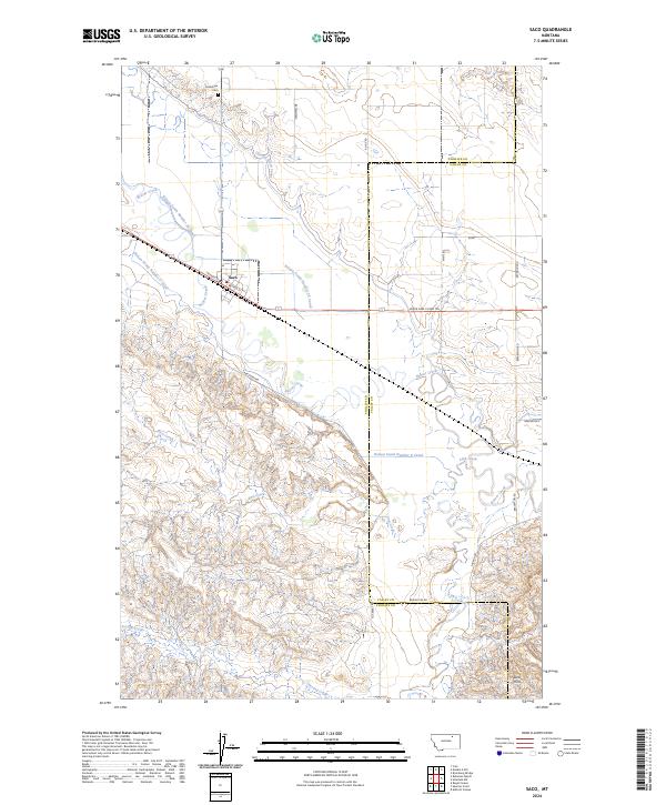 Saco 2024 topographic map thumbnail