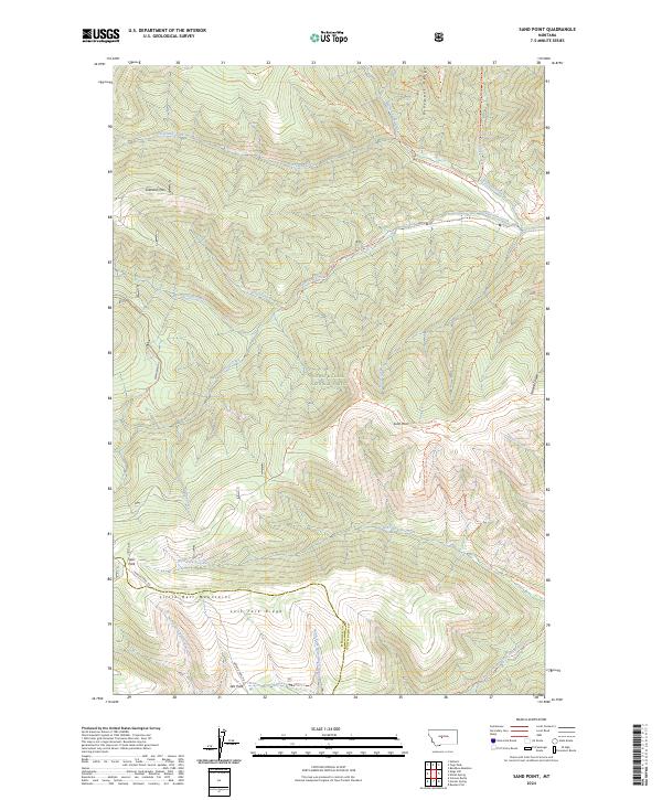 Sand Point topographic map thumbnail