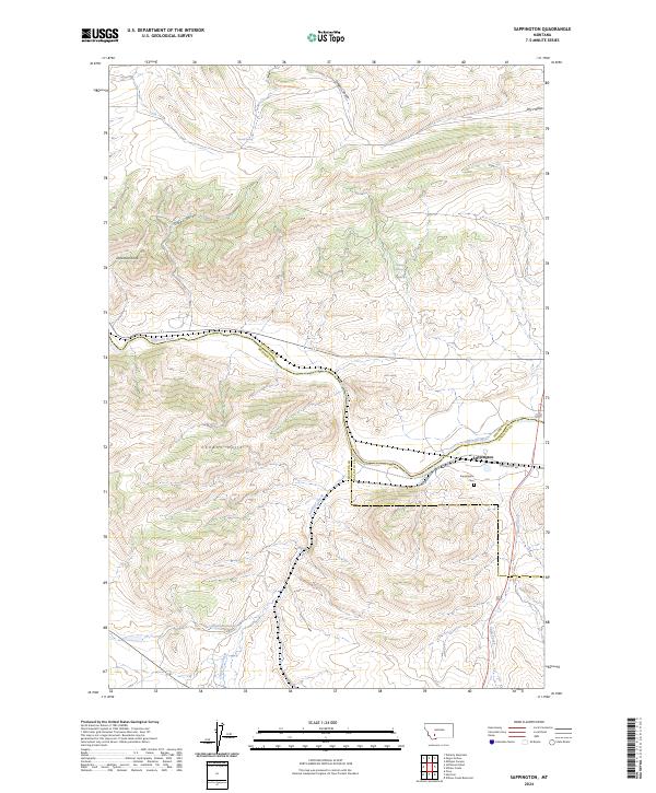 Sappington topographic map thumbnail
