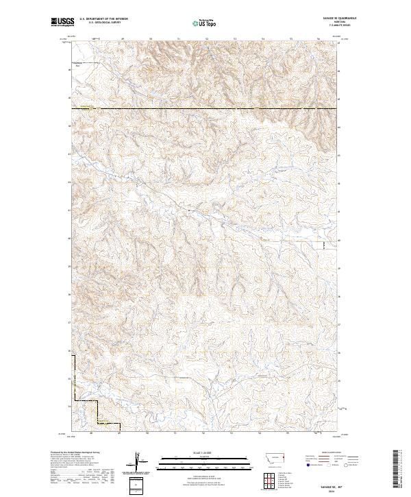 Savage SE topographic map thumbnail