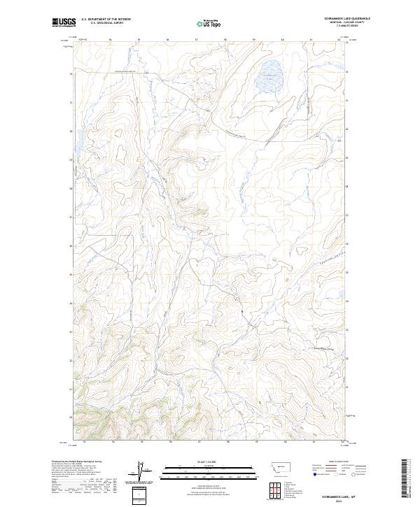 Schrammeck Lake topographic map thumbnail