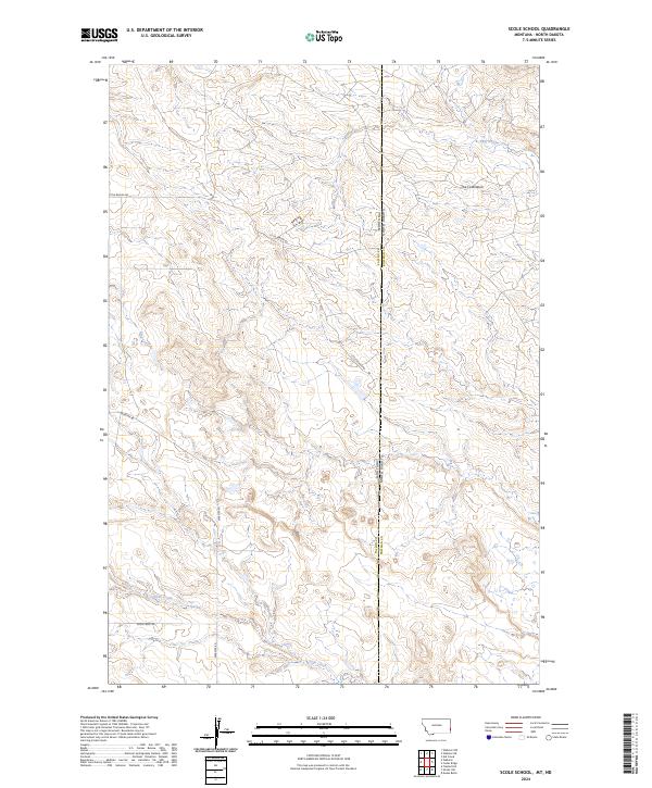 Scole School topographic map thumbnail
