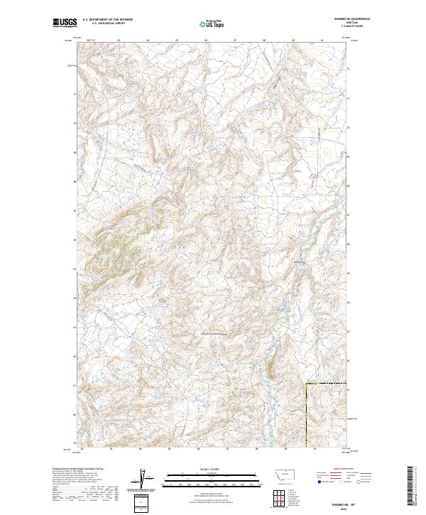 Shambo NE topographic map thumbnail