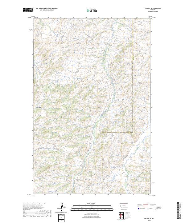 Shambo SE 2024 topographic map thumbnail