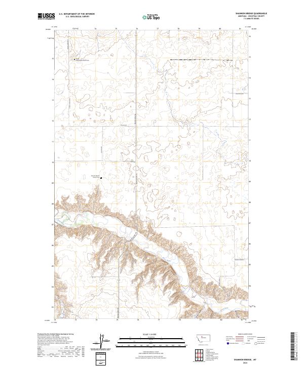 Shannon Bridge topographic map thumbnail
