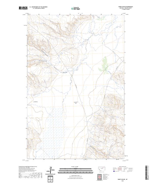 Sheep Coulee 2024 topographic map thumbnail