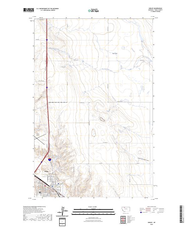 Shelby topographic map thumbnail