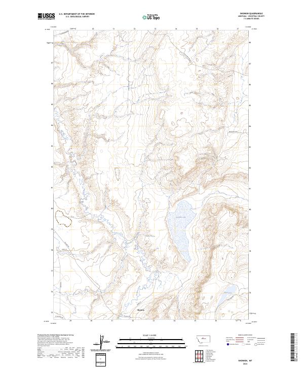Shonkin topographic map thumbnail
