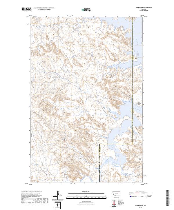 Short Creek topographic map thumbnail