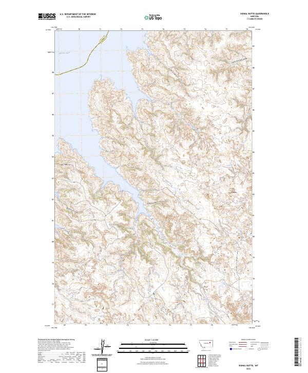 Signal Butte topographic map thumbnail