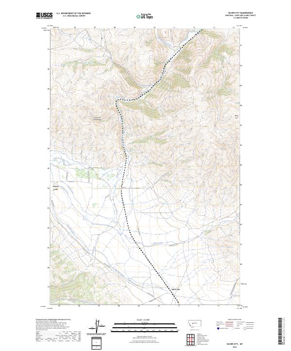 Silver City 2024 topographic map thumbnail