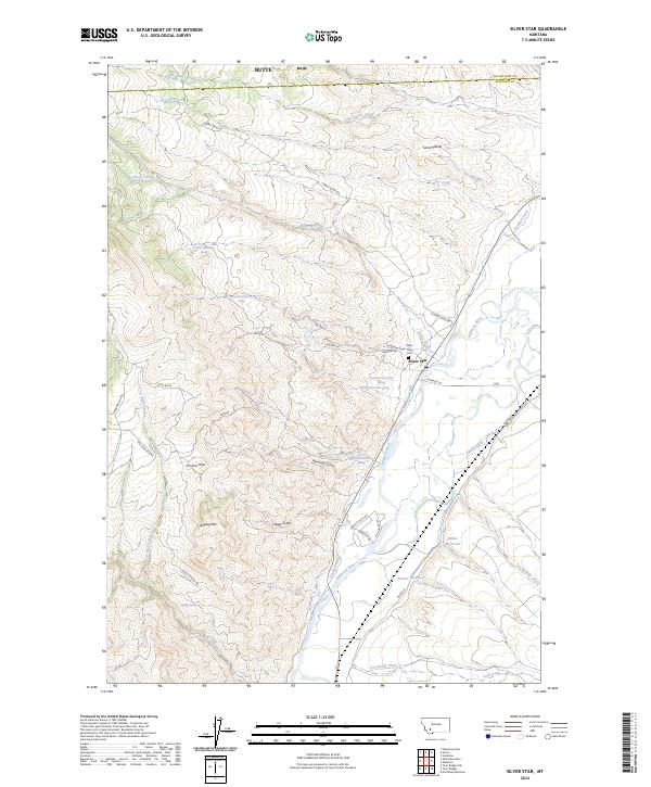 Silver Star topographic map thumbnail