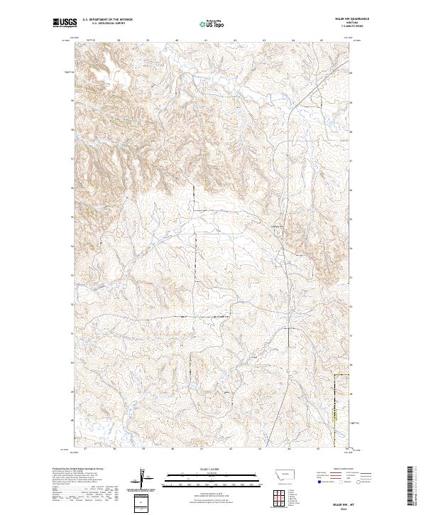 Skaar NW topographic map thumbnail