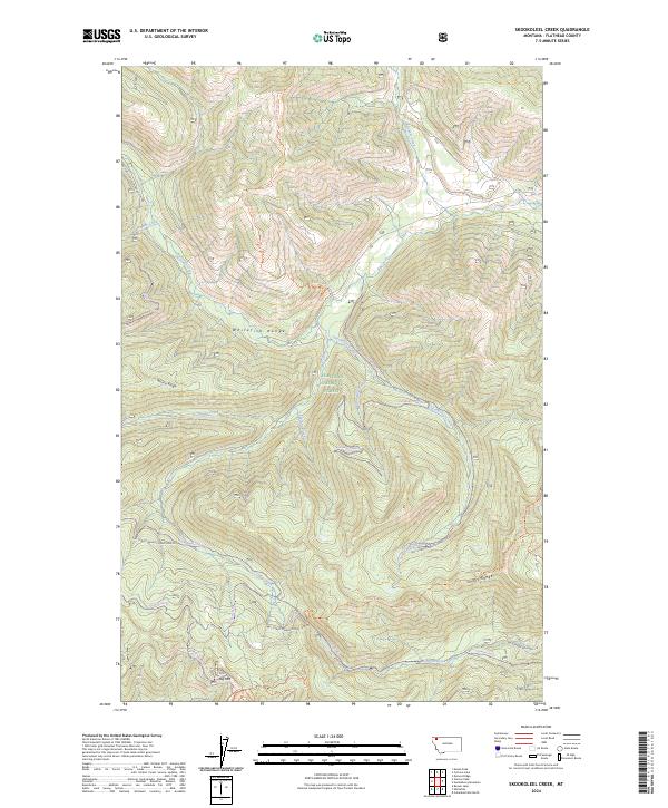 Skookoleel Creek topographic map thumbnail