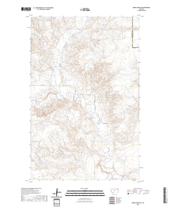 Smoke Creek NE topographic map thumbnail