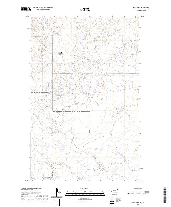 Smoke Creek SW topographic map thumbnail