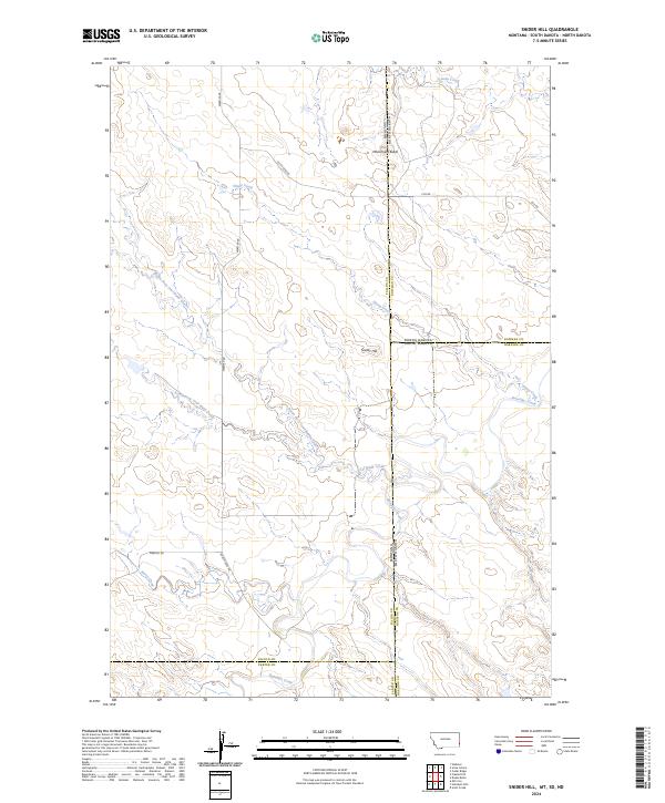 Snider Hill topographic map thumbnail