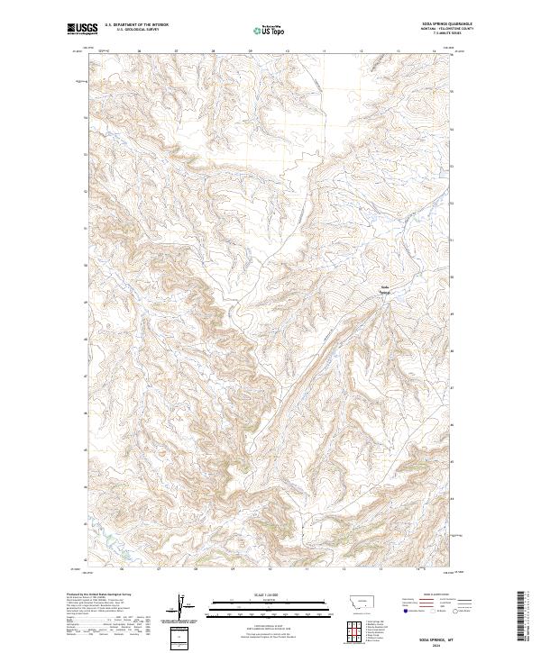 Soda Springs topographic map thumbnail