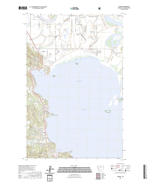 Somers topographic map thumbnail