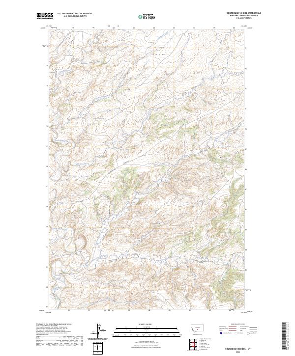 Sourdough School topographic map thumbnail