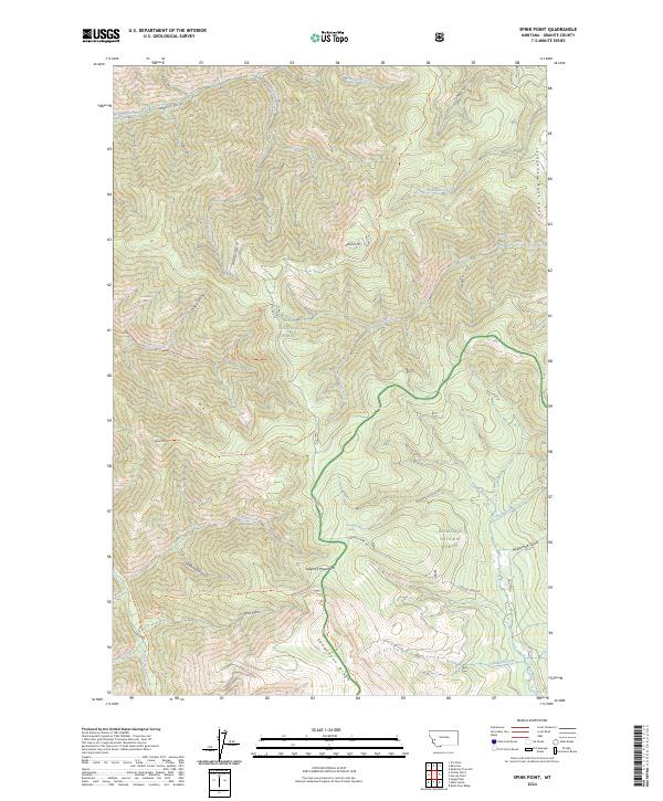 Spink Point topographic map thumbnail