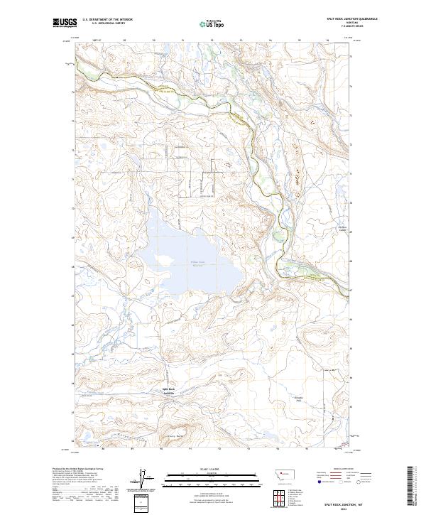 Split Rock Junction topographic map thumbnail