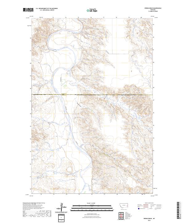 Spring Draw topographic map thumbnail