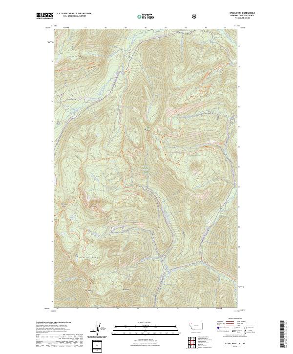 Stahl Peak topographic map thumbnail
