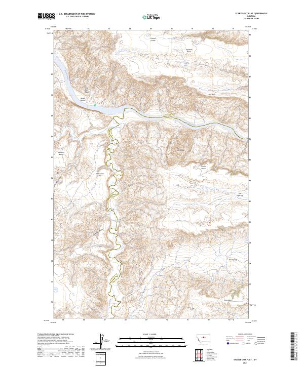 Starve Out Flat topographic map thumbnail