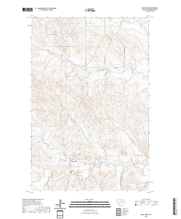 Steve Forks topographic map thumbnail