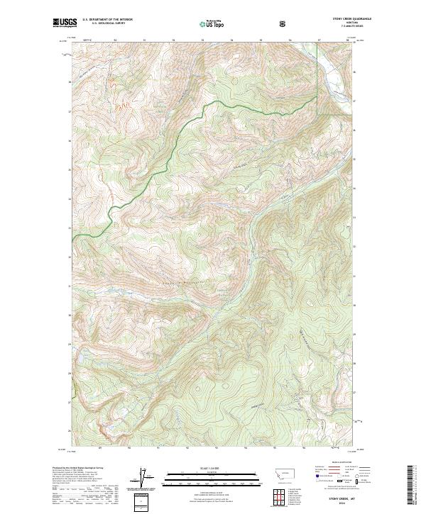 Stony Creek topographic map thumbnail
