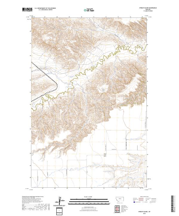 Strouf Island topographic map thumbnail