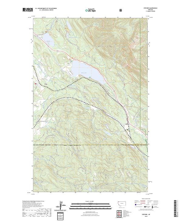 Stryker topographic map thumbnail