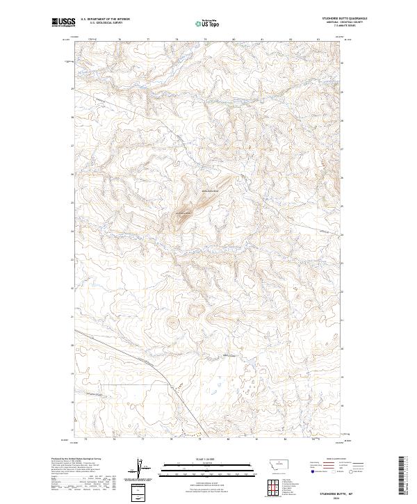 Studhorse Butte topographic map thumbnail